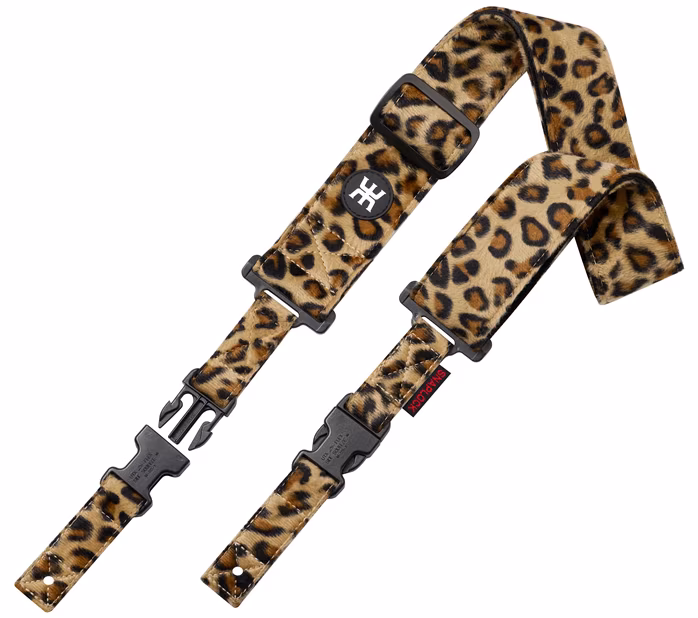 Amumu SNAPLOCK PRO Velvet Leopard - Kytarový popruh
