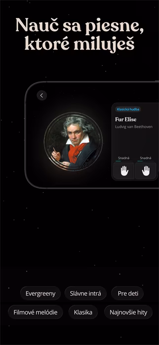 ArtMaster Artie – AI ucitel hry na klavíri (iOS) - Software
