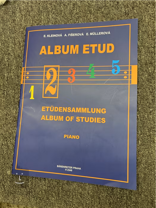 KN Album etud II (použité) - Škola hry na klavír