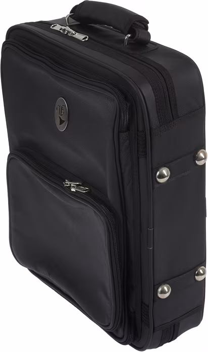 Marcus Bonna MB Case for 2 Clarinets A/Bb, Black Leather - Pouzdro na dva klarinety