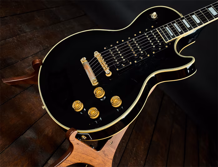 Burny 80s RLC Black Beauty 3PU - Elektrická kytara