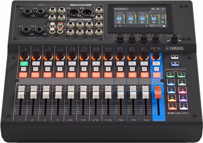 Yamaha MGX12V BK - Digitální mixážní pult