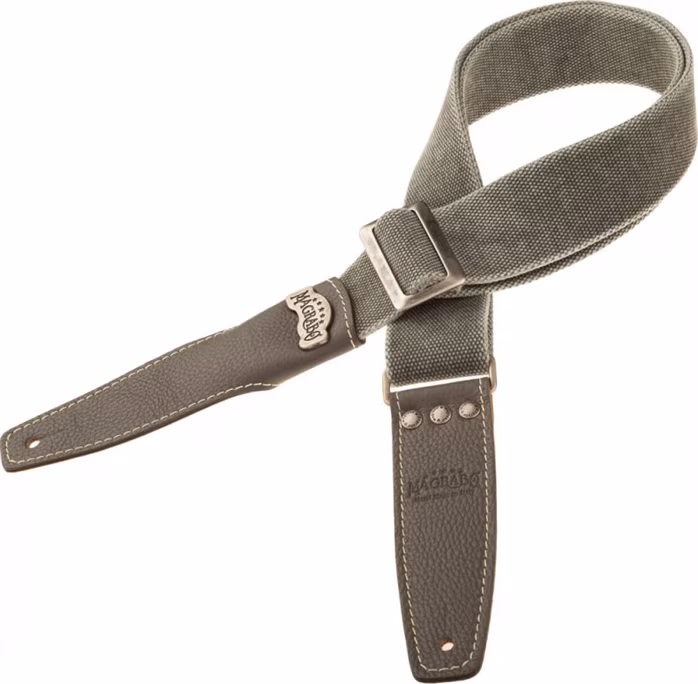 Magrabò Stripe SS Cotton Washed Grey / Grey 5 cm - Kytarový popruh