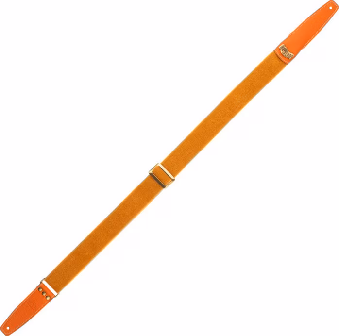 Magrabò Stripe SS Cotton Washed Ocra / Orange 5 cm - Kytarový popruh