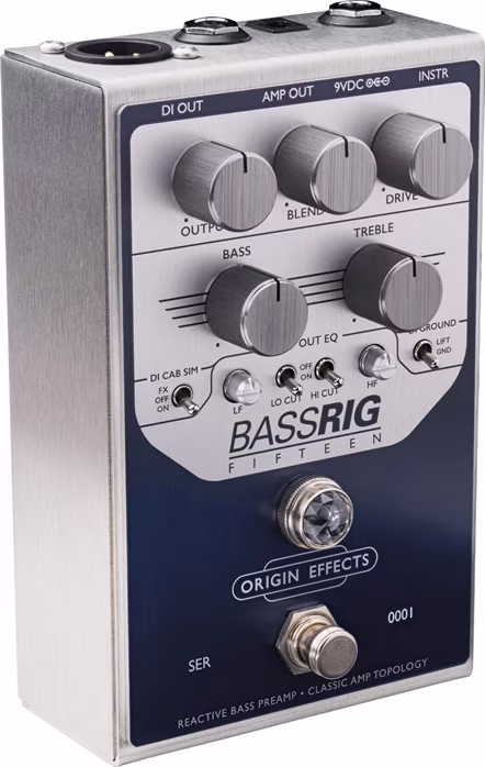 Origin Effects BASSRIG Fifteen - Baskytarový předzesilovač a DI Box
