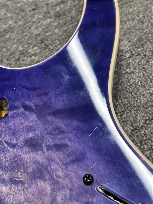 Ibanez RG421QM Cerulean Blue Burst (poškozené) - Elektrická kytara
