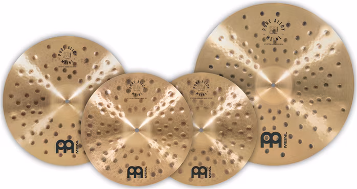 Meinl Pure Alloy Extra Hammered Cymbal Set - Činelová sada