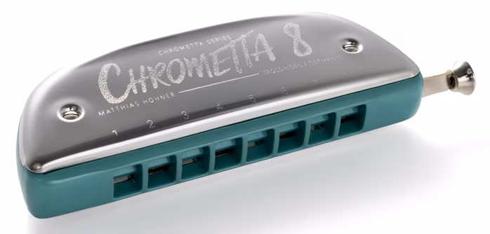 Hohner Chrometta 8 C - Color Edition - Foukací harmonika