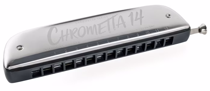Hohner Chrometta 14 C - Color Edition - Foukací harmonika