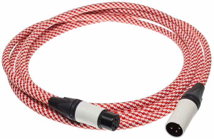 Andersen Creative Candy Cane XLR 3 m - Mikrofonní kabel