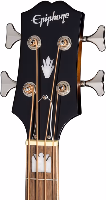 Epiphone El Capitan J-200 Studio Bass Aged Vintage Sunburst - Elektroakustická baskytara