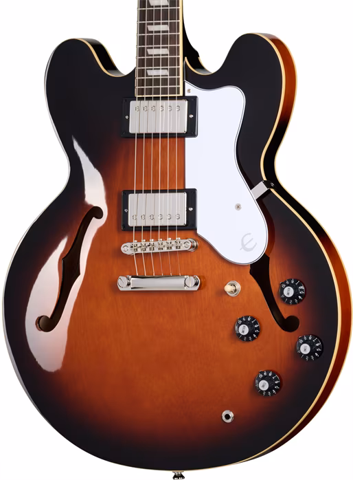 Epiphone Bonehead Riviera Dark Tobacco Burst - Semiakustická kytara
