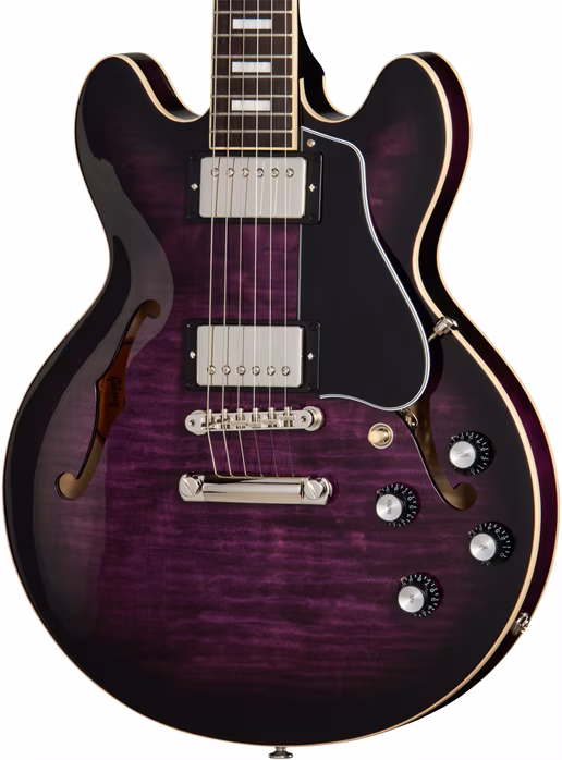 Gibson ES-339 Figured Dark Purple Burst - Semiakustická kytara
