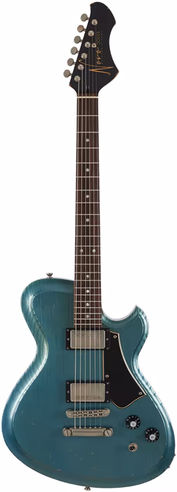 Novo Solus H2 Aged Pelham Blue NAMM 26 - Elektrická kytara