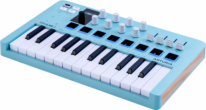 Arturia MiniLab mk3 Aquamarine - USB/MIDI keyboard