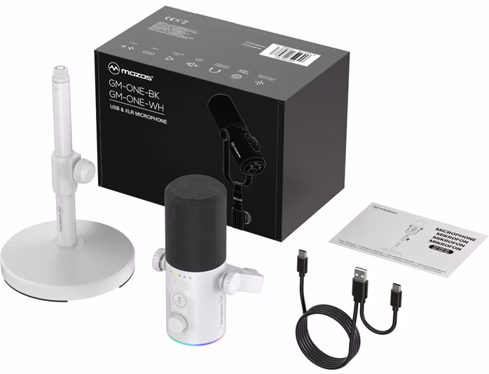 Mozos GM One White - Dynamický mikrofon