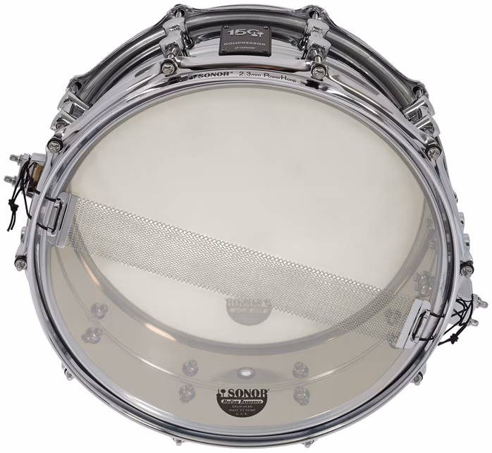 Sonor 14" x 5,75" Kompressor Chrome Steel 150th Anniversary - Snare bubínek