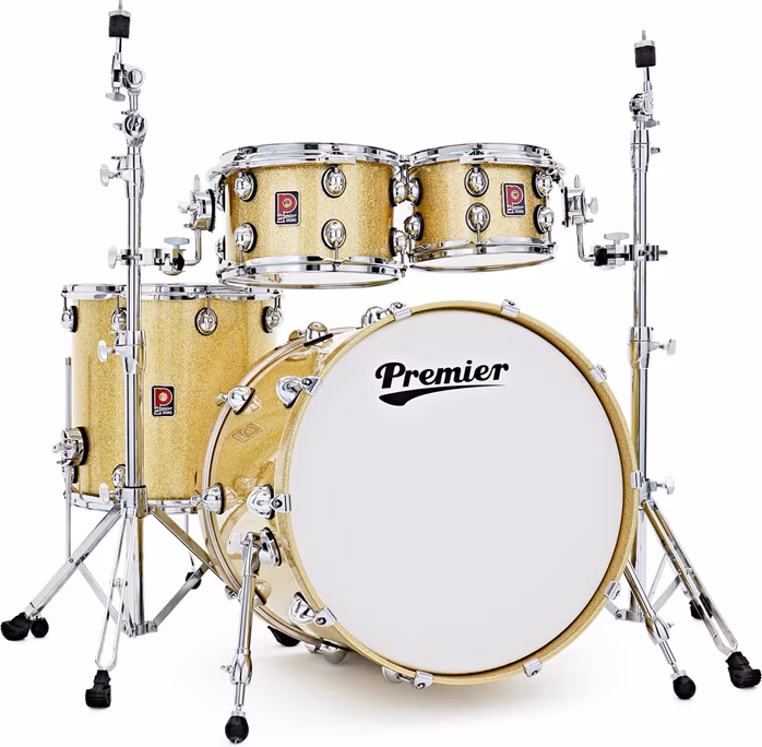 Premier Genista Classic 22" 4pc Shell Pack Vintage Gold Sparkle - Bicí souprava