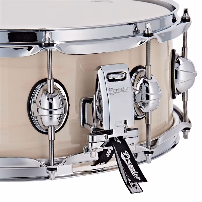 Premier 14" x 5,5" Genista Classic Snare Drum Ermine - Snare bubínek