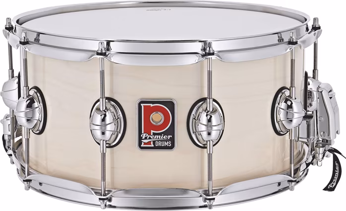 Premier 14" x 7" Genista Classic Snare Drum Ermine - Snare bubínek