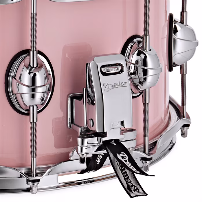 Premier 14" x 7" Genista Maple Snare Drum Pink - Snare bubínek