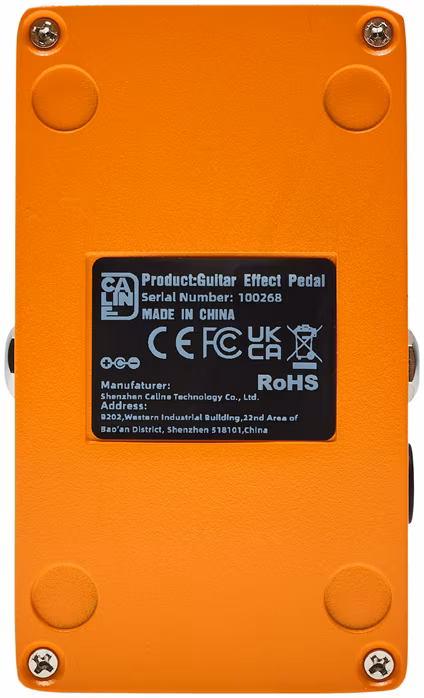 Caline CP-516 Orange burst overdrive - Kytarový efekt