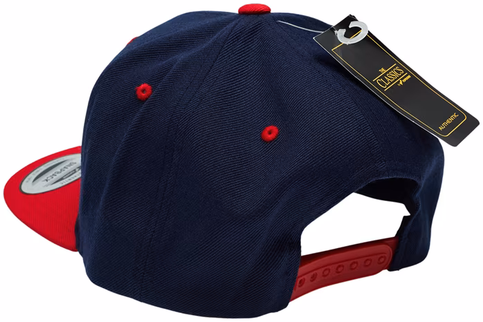 Blond Classic Snapback Navy & Red - Kšiltovka