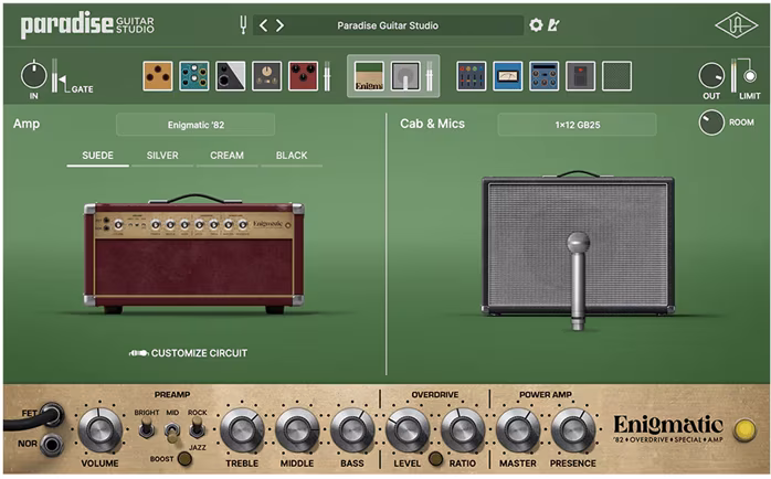 Universal Audio Paradise Guitar Studio - Software