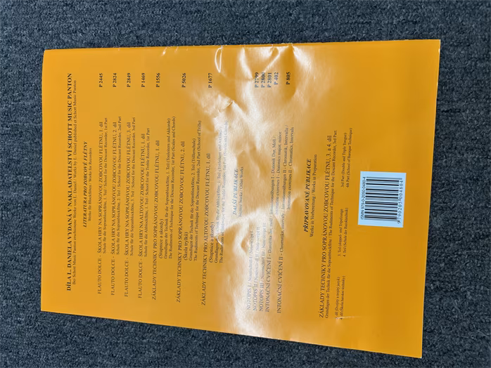 Ladislav Daniel Flauto Dolce - škola hry na sopránovou zobcovou flétnu 1. díl (použité) - Škola hry na zobcovou flétnu