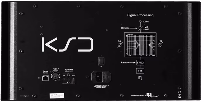 KS Digital C88 Reference black Right - Aktivní studiový monitor pravý