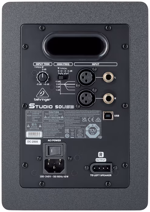 Behringer STUDIO 50USB - Aktivní studiové monitory