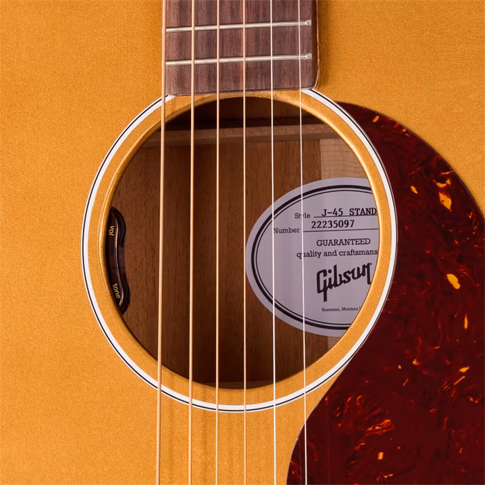 Gibson J-45 Standard Goldtop - Elektroakustická kytara