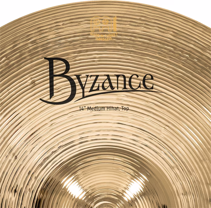 Meinl 14" Byzance Brilliant Medium Hi-hat - Činely hi-hat