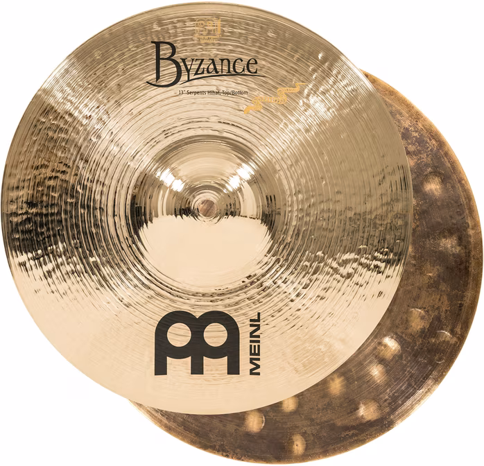 Meinl 13" Byzance Brilliant Serpents Hi-hat - Činely hi-hat