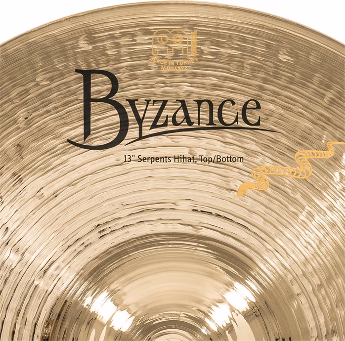 Meinl 13" Byzance Brilliant Serpents Hi-hat - Činely hi-hat