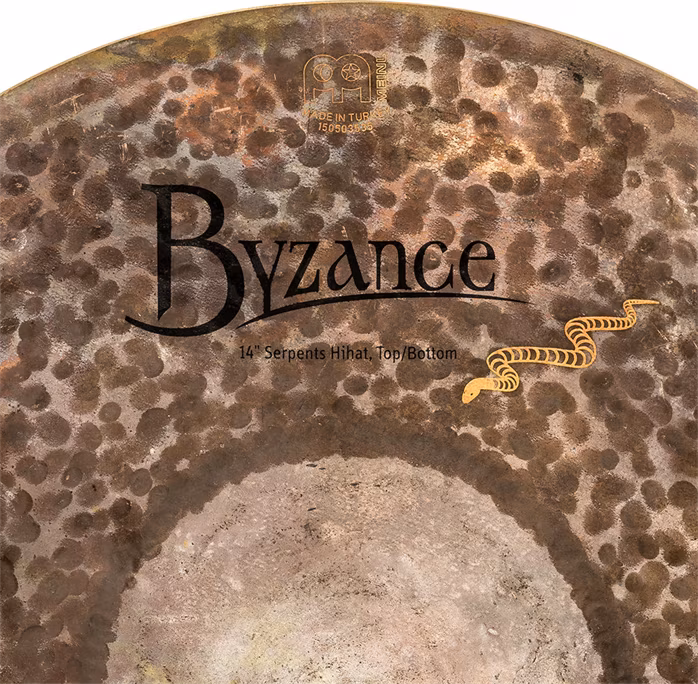 Meinl 14" Byzance Brilliant Serpents Hi-hat - Činely hi-hat