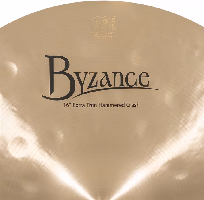 Meinl 16" Byzance Traditional Extra Thin Hammered Crash - Činel crash