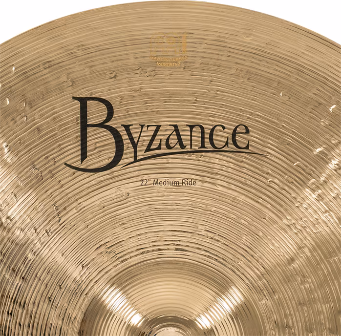 Meinl 22" Byzance Brilliant Medium Ride - Činel ride