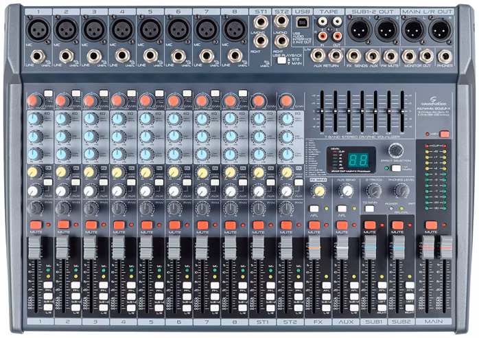 Soundsation ALCHEMIX 802UFX - Analogový mixážní pult