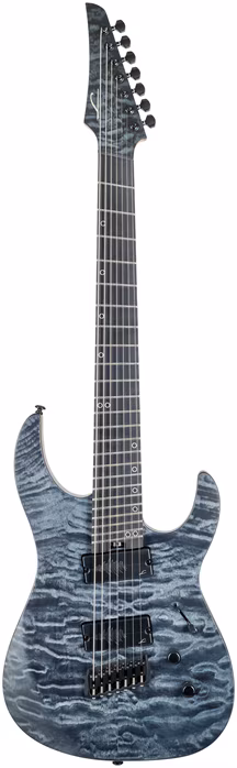 Legator Ninja 7 Multiscale Black Quilt - Elektrická sedmistrunná kytara