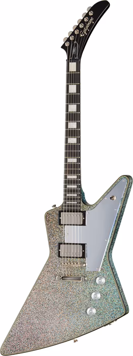 Epiphone Lzzy Hale Explorer Custom Black Diamond Holographic Sparkle - Elektrická kytara