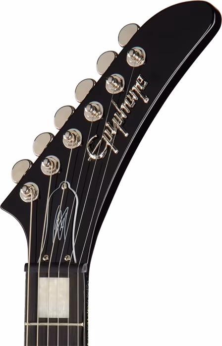 Epiphone Lzzy Hale Explorer Custom Black Diamond Holographic Sparkle - Elektrická kytara