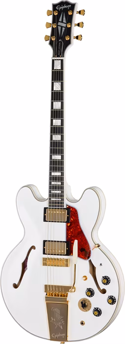 Epiphone IGC Alex Lifeson 1976 ES-355 Reissue Alpine White - Semiakustická kytara