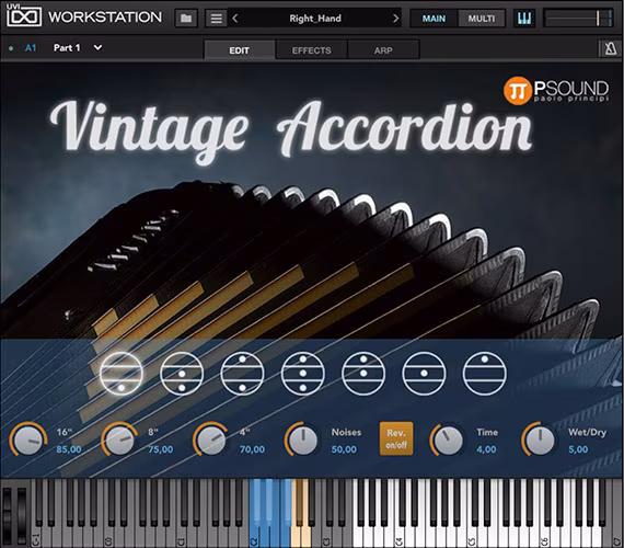 PSound Vintage Accordion - Software