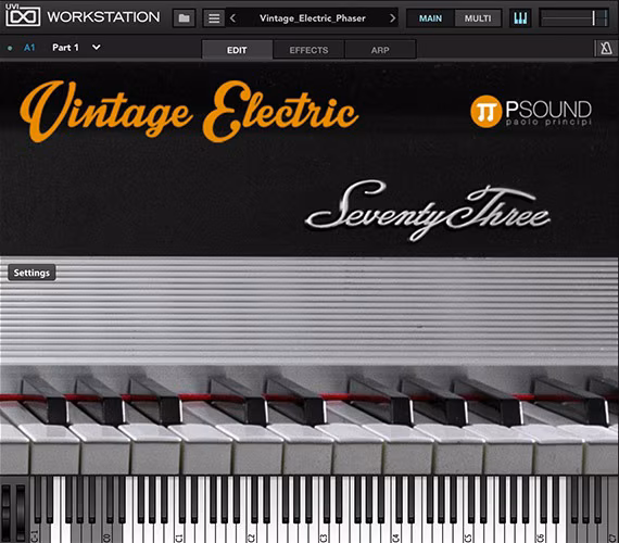 PSound Vintage Electric - Software