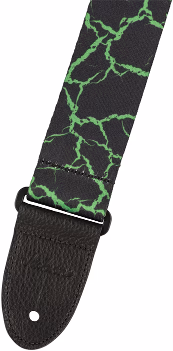 Jackson Poly Strap Green Crackle - Kytarový popruh