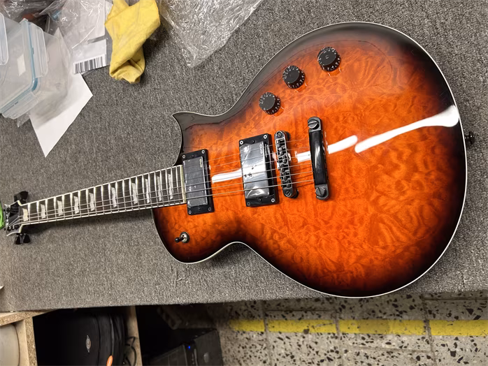 ESP LTD EC-400 QM Vintage Burst (zánovní) - Elektrická kytara