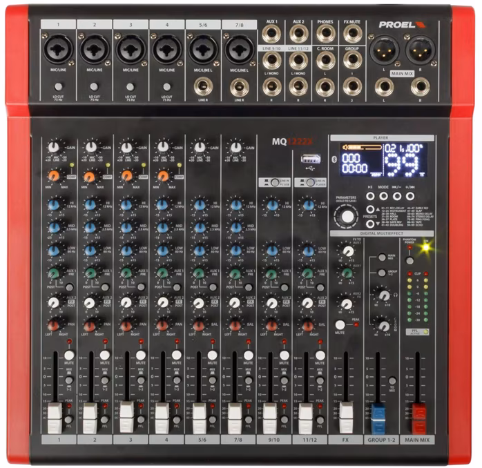 Proel MQ1222X - Analogový mixážní pult