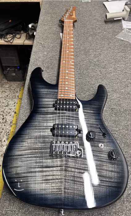 Ibanez AZ24S1F Transparent Black Sunburst (použité) - Elektrická kytara