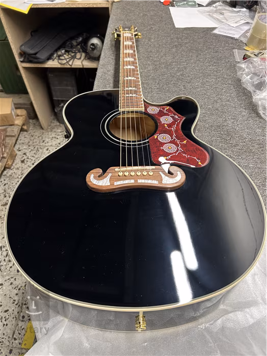 Epiphone J-200EC Studio BK (zánovní) - Elektroakustická kytara